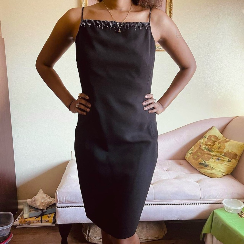 Black High Neck LBD